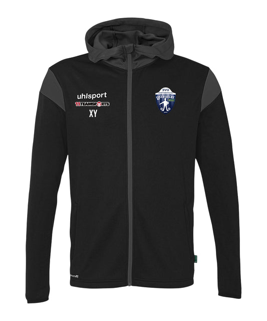 Uhlsport Squad 27 Track Hood Jacke Schwarz SV Oberwart
